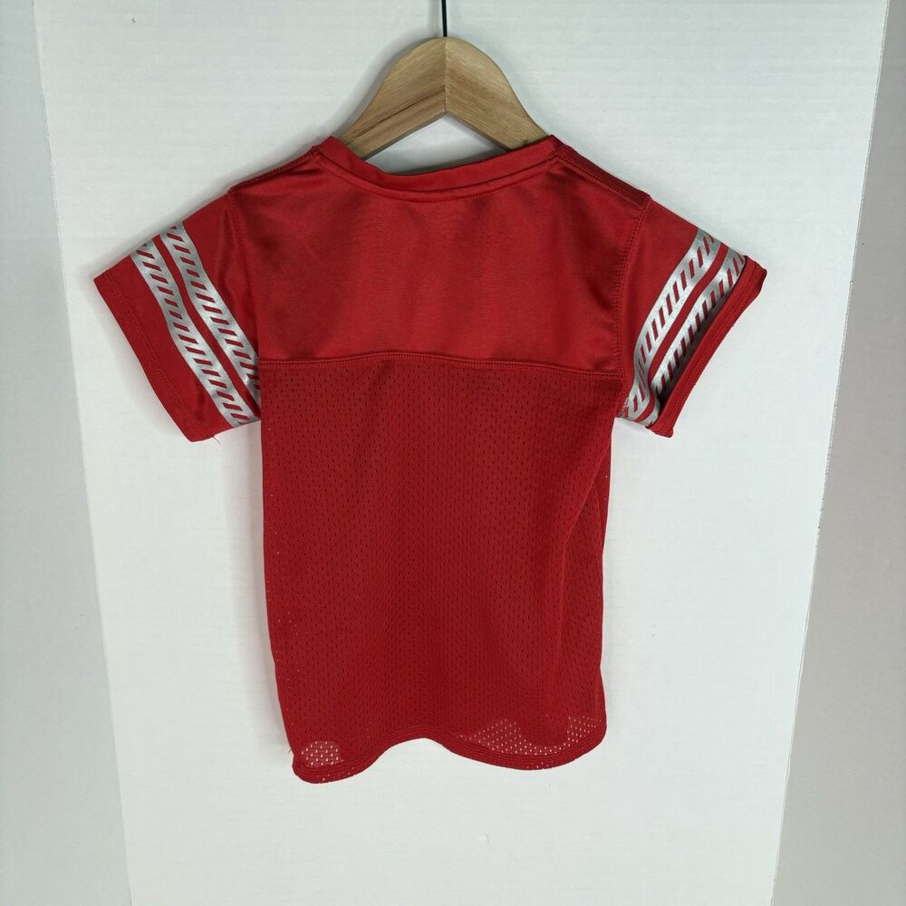 Nebraska Cornhuskers Jersey, Youth Small, Red, 1869, Short Sleeve, Russell - Picture 2 of 5